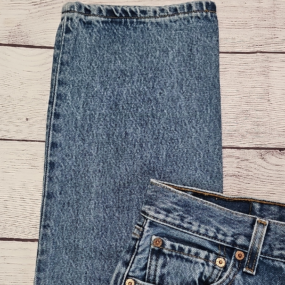 Levi's 30x32 Vintage Straight Blue Jeans, Button Up - Picture 4 of 14
